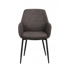 RO Reily Arm Chair Dark Grey/Black